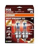 OSRAM NIGHT BREAKER 220, H4, 220% mehr Helligkeit,...