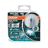 Osram COOL BLUE INTENSE H4, +100% mehr Helligkeit,...