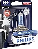 Philips 12342CVUBW Crystalvision Ultra Moto H4...